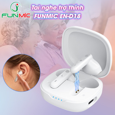Tai nghe trợ thính không dây FUNMIC EN-D18 - Người già bị lãng tai