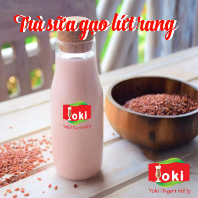 Trà sữa gạo lứt rang
