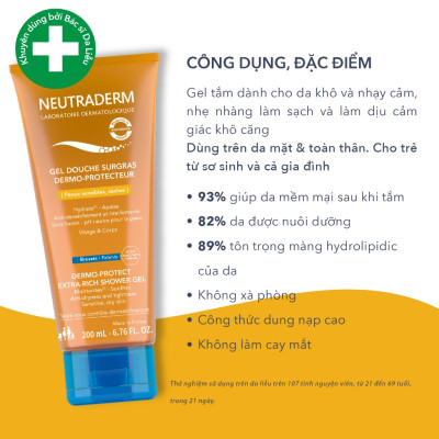 Gel Tắm Chăm Sóc Da Khô NEUTRADERM EXTRA RICH NEU-686012/686013