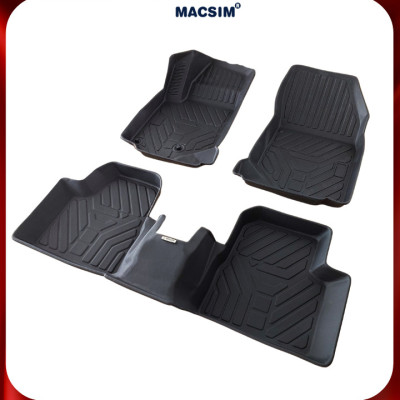 Thảm lót sàn ô tô xe Peugeot 2008 (sd) nhãn hiệu Macsim chất liệu nhựa tpe cao cấp