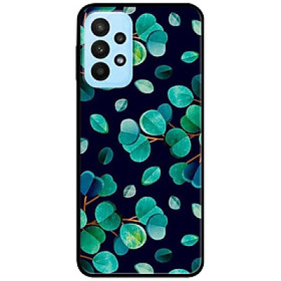 Ốp lưng dành cho Samsung A13 5G - Samsung A33 5G - Hoạ Tiết Lá Cây Nền Đen