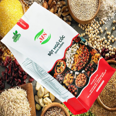 Ngũ cốc dinh dưỡng cao cấp  - MS - (1kg/2 gói) - Bột ngũ cốc tăng cân, lợi sữa - 18 loại đậu & hạt