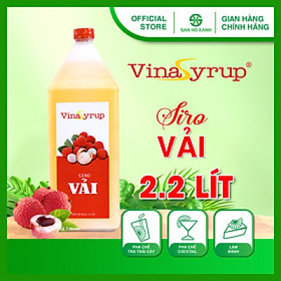 Si Rô VINASYRUP Vải 2.2L