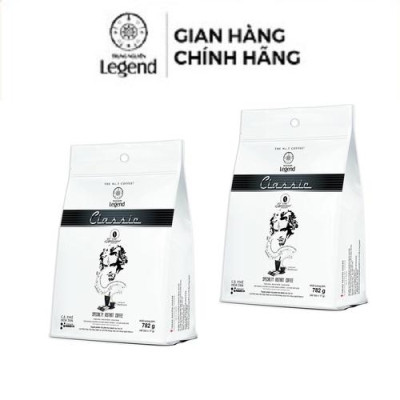 Combo 2 Cà Phê Trung Nguyên Legend Classic Hòa Tan – Bịch 50 Gói – Cà Phê Sữa Đậm Đà, Chuẩn Gu Việt