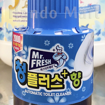 Combo 5 Cốc thả bồn cầu tẩy xanh toilet Mr.Fresh - Hàn Quốc 180g (hàng chính hãng) / 3 Ngàn hoa + 2 hoa Ly