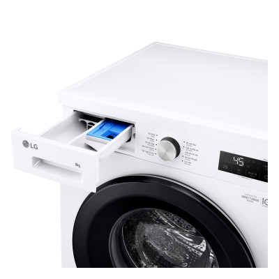 Máy giặt LG Inverter 9 kg FB1209S6W1 - Hàng Chính Hãng