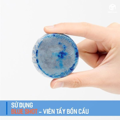 Viên Tẩy Vệ Sinh Diệt Khuẩn Bồn Cầu Cao Cấp Hàn Quốc BlueShot (2 Viên x 40g/Viên)