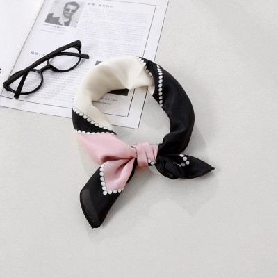 Khăn cổ lụa vuông, khăn turban thiết kế tao nhã, nhiều mãu mã xinh lựa chọn Kc09