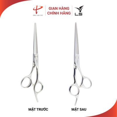 Kéo chuốt tóc VLS CS23 lưỡi sword cong quai offset vênh đỡ ngón cố định - Hàng chính hãng