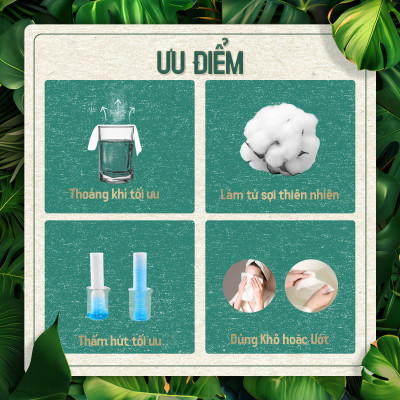 Khăn vải khô đa năng LAMY dạng túi rút 200 tờ không mùi không cồn không paraben