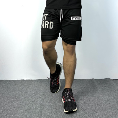 Quần hai lớp nam tập gym DO GYM SHOP chất thun lỗ kim thoáng khí khi chơi thể thao