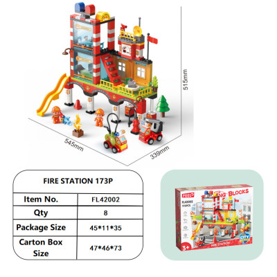 FEELO - 42002 - Lắp Ráp Trạm Cứu Hỏa Cao Tầng (173 Chi Tiết)