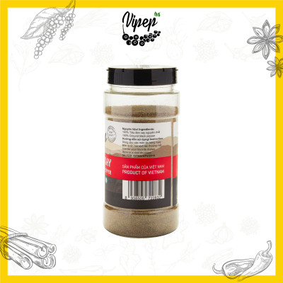 Tiêu Đen Xay Tự Nhiên Vipep Hũ Nhựa 250g