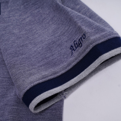 Áo Polo cổ tàu GHI SÁNG ALGPLO37