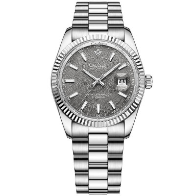 Đồng Hồ Nam Cadisen C8214M1 Chính Hãng Full Box Chống Nước Kính Chống Xước Dây Thép BH 2 Năm Máy Cơ