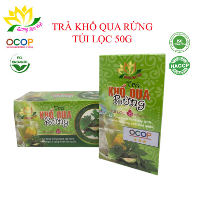 Trà Khổ Qua Rừng Túi Lọc (Sấy Lạnh) Hương Sen Việt (25 Túi x 2g)