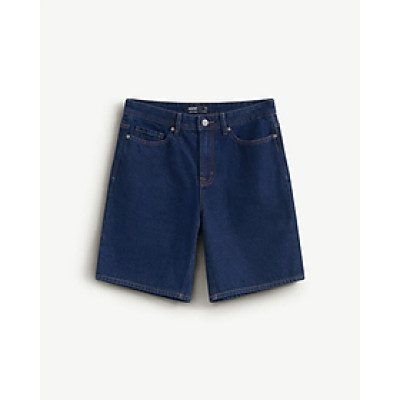 Quần short jean ( denim ) nam form Straight màu Xanh đậm và Xanh nhạt - ROUTINE 10F24DPS004 | LASTORE MENSWEAR
