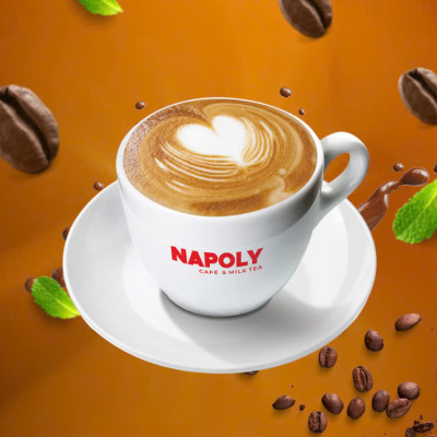 Cà Phê CAPPUCCINO Napoly Coffee Arabica/Robusta Hòa Tan Giữ Hương Vị Cà Phê, Đậm Đà, Thơm Béo Của Sữa