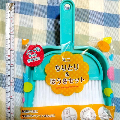 Bộ chổi & xẻng hót rác Mini Echo Metal - Nội địa Nhật