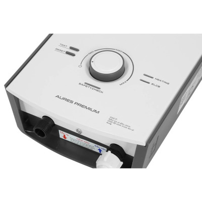 AURES PREMIUM 4.5P IVORY Máy nước nóng trực tiếp Ariston 4500W AURES PREMIUM 4.5P IVORY Bơm Trợ Lực, Kèm Vòi Sen [Hàng Chính Hãng] 
