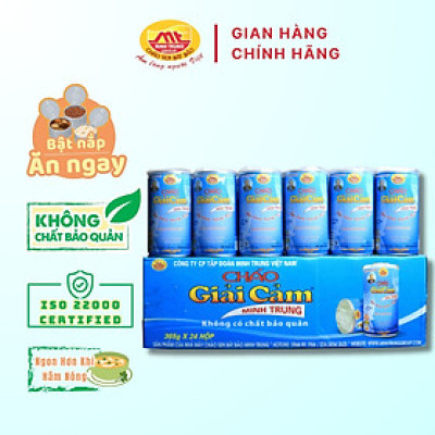 Cháo giải cảm Minh Trung 365g - Cháo Giải Cảm 24 (thùng 24 lon)