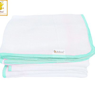 Set 10 Khăn gạc sơ sinh G10 nhỏ vắt sổ BABIBOO - BK01