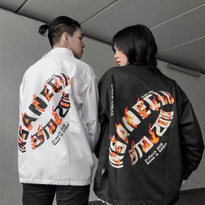 Áo khoác dù unisex form rộng WIND SaiGon 2018, áo khoác dù nam nữ ulzzang WIND