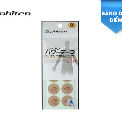 Miếng dán giảm đau X30 Phiten titanium power tape x30 (50 miếng) PT700000