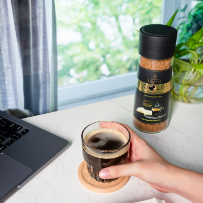 Cà Phê Hòa Tan Sấy Lạnh Trung Nguyên Legend Gold - Hũ 100gr