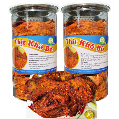 Khô Bò Miếng Mềm Ngon Cao Cấp TLP - Hũ 250G