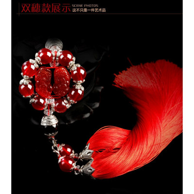 Cặp Nghê Đỏ Phong Thủy Treo Xe Ô Tô 