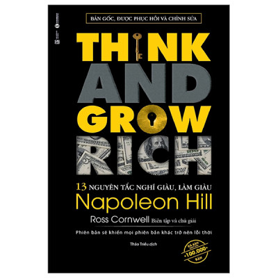 Sách- 13 Nguyên Tắc Nghĩ Giàu Làm Giàu - Think And Grow Rich- Sách Kinh Tế (Tái Bản 2023)(139)- 2HBooks