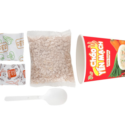 Thùng 24 ly cháo yến mạch dưỡng sinh ăn liền Tâm Minh (24 ly x 43 gam)