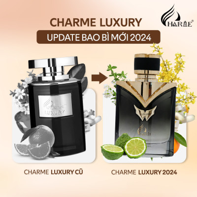 Nước Hoa Nam Charme Luxury Phiên Bản 2024 - 100ml Sang Trọng, Trẻ Trung, Nồng Nàn_Nước Hoa Chính Hãng