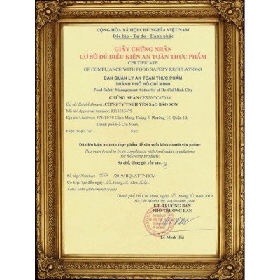 TỔ YẾN RÚT LÔNG - HỘP 50GR - BẢO SƠN TRUE NEST