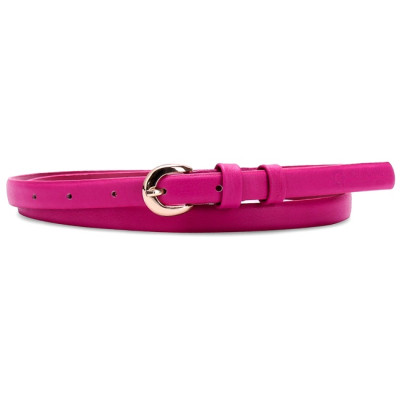 Bộ Ví nữ và Thắt lưng nữ Huy Hoàng da bò màu hồng HC3128-5132