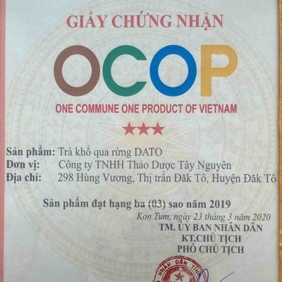 Trà khổ qua rừng DATO, trà túi lọc, thanh nhiệt, giải độc, mát gan, hỗ trợ bệnh tiếu đường, giảm cân