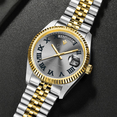 Đồng Hồ Nam Cadisen C8228M1 Chính Hãng Full Box Chống Nước Kính Chống Xước Dây Thép BH 2 Năm Máy Cơ