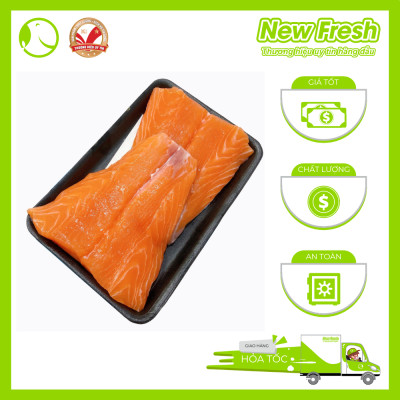 Cá Hồi Nauy Tươi Fillet Không Xương Phần Đuôi - Túi 1Kg
