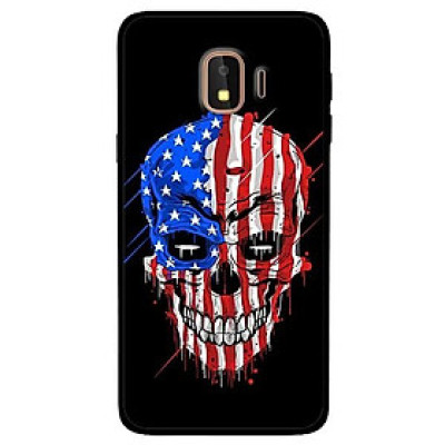 Ốp lưng dành cho Samsung J2 Core - J4 2018 - J2 Pro mẫu Đầu Lâu Lá Cờ