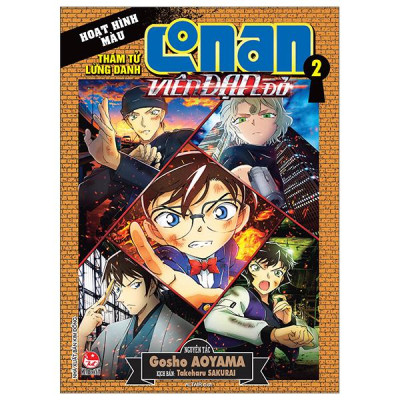 Sách - Thám Tử Lừng Danh Conan - Hoạt Hình Màu - Viên Đạn Đỏ - Tập 2