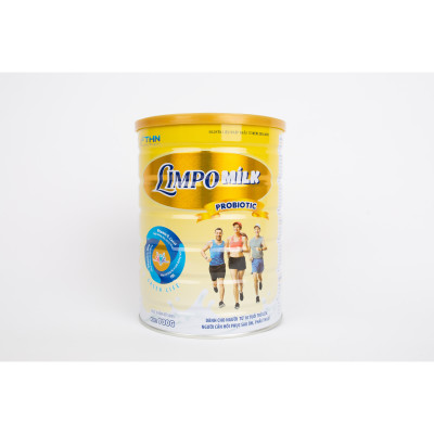 Sữa Limpo Milk Probiotic 900G cho người trên 10 tuổi cần phục hồi trước và sau phẫu thuật, tăng cường dinh dưỡng.