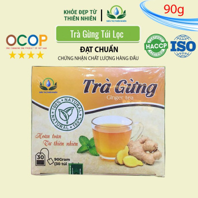 Trà Gừng hộp 30 Túi Lọc x 3gram Siêu Thị Thiên Nhiên