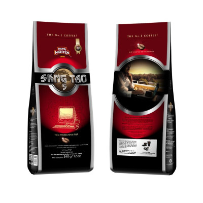 Cà Phê Trung Nguyên Legend Sáng Tạo 5 – Gói 340g – 100% Arabica, Vị Êm Dịu, Hậu Thơm Dài