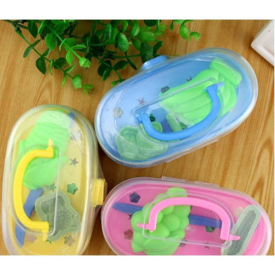 Hộp Đồ Chơi Đất Sét 12 Màu An Toàn Có Khuôn Cho Bé