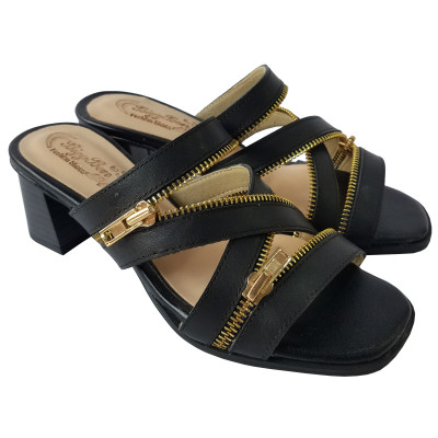 Dép Cao Gót Nữ BIGGBEN Da Bò Cao 5 Phân DCG105