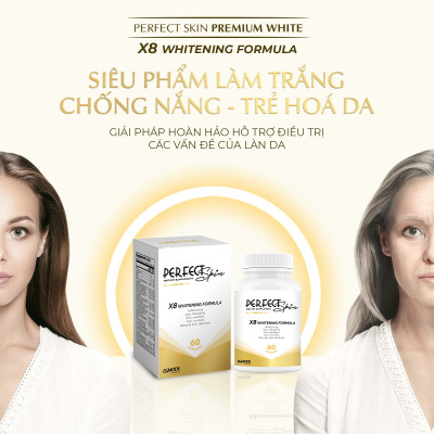 Viên uống trắng da perfect skin cao cấp độc quyền damode 