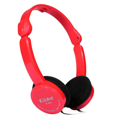  Tai nghe KUBITE T-111 3,5 mm chụp qua tai có dây có thể gập lại 