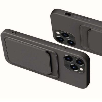 Ốp Lưng Case Bằng Da Kiêm Ví Đựng Thẻ Dành Cho iPhone 15 Pro Max / iPhone 15 Pro, MIPOW CARD BAG TPU LEATHER CASE - HÀNG CHÍNH HÃNG