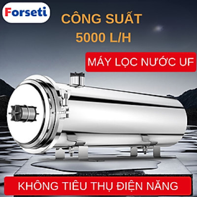 Máy lọc nước UF Lõi Lọc PVDF, lọc nước đầu nguồn, lọc nước sinh hoạt, nước máy, công suất 5000L/giờ hàng nhập khẩu